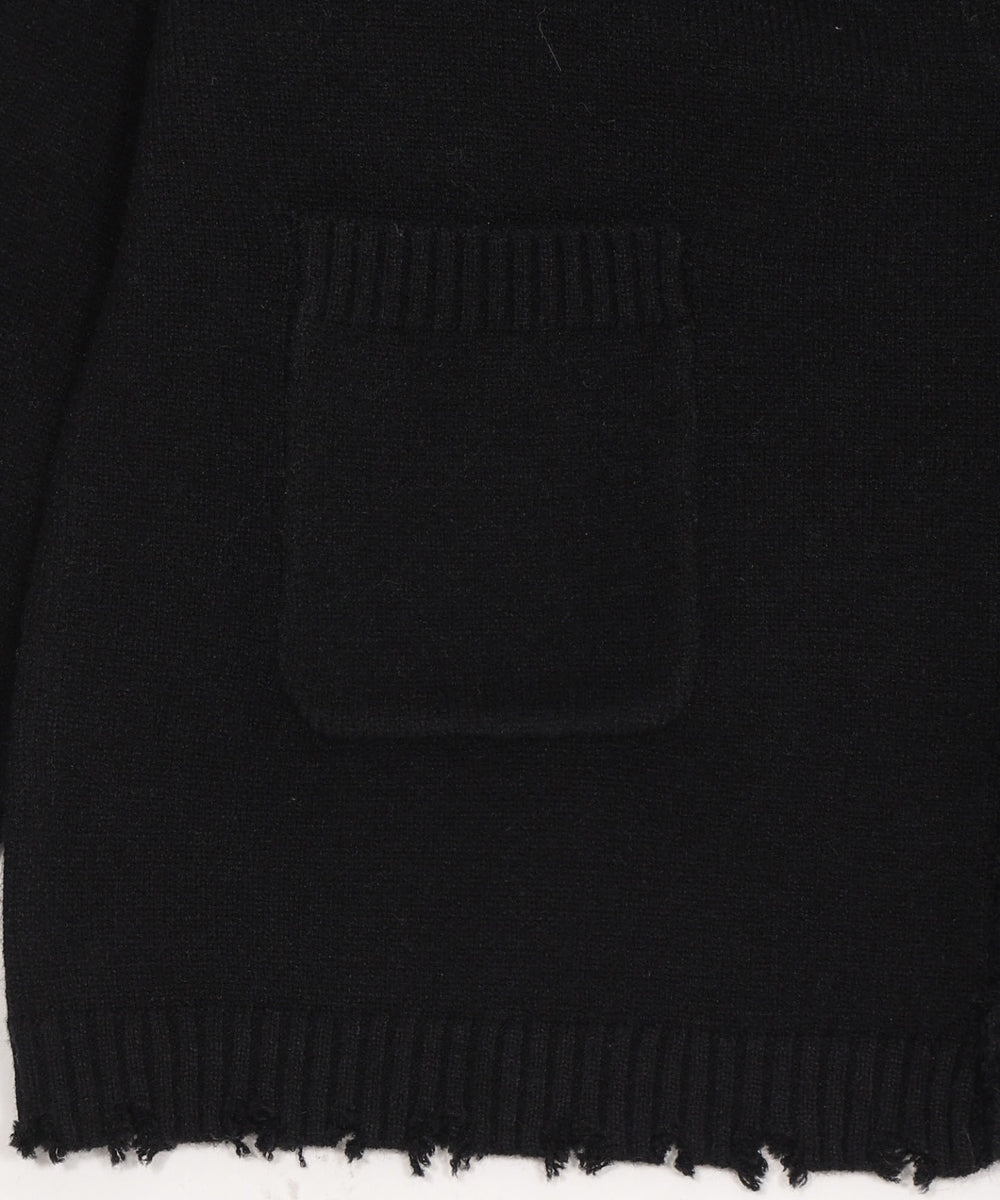 ダメージビッグカーディガン