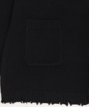 ダメージビッグカーディガン