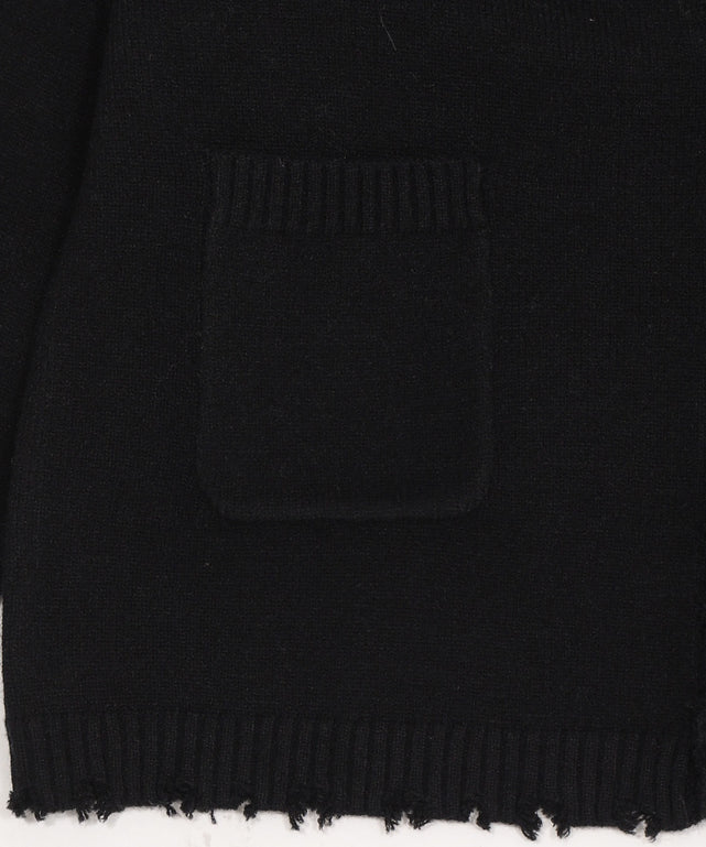 ダメージビッグカーディガン