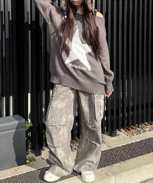 グレー モデル：160㎝ FREE着用