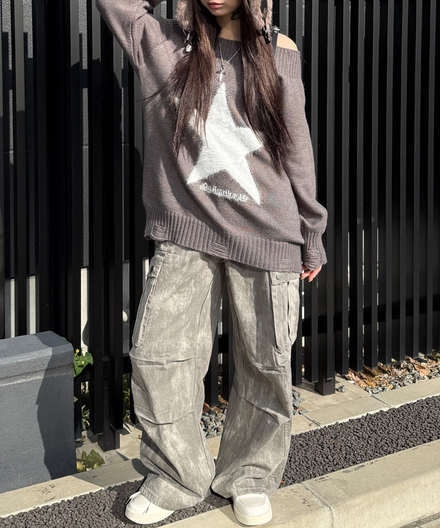 グレー モデル：160㎝ FREE着用