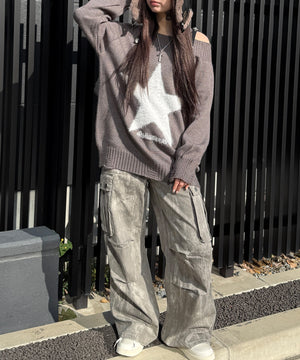 グレー モデル：160㎝ FREE着用