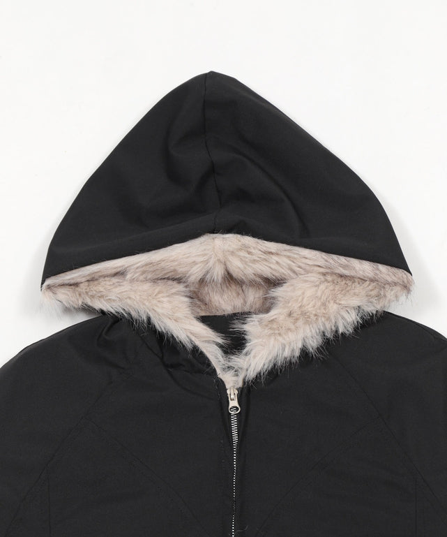 インサイドフェイクファーブルゾン