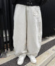 ナンバーパッチカーブワイドパンツ/ホワイトアイボリー モデル：160㎝ S着用