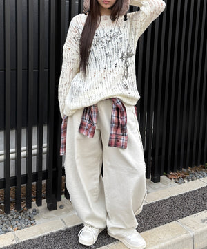 ホワイトアイボリー モデル：160㎝ S着用