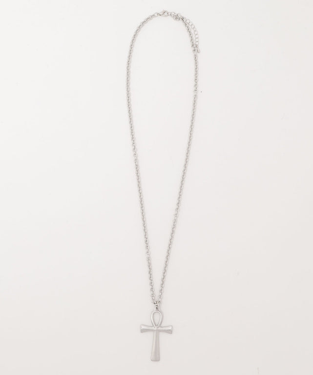 アンククロスネックレス/シルバー