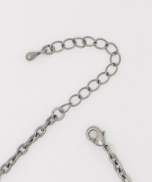 アンティークラウンドタグネックレス