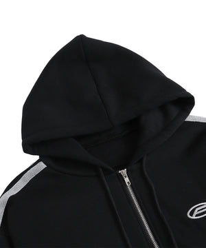 グリッターラインダブルZIPビッグパーカー