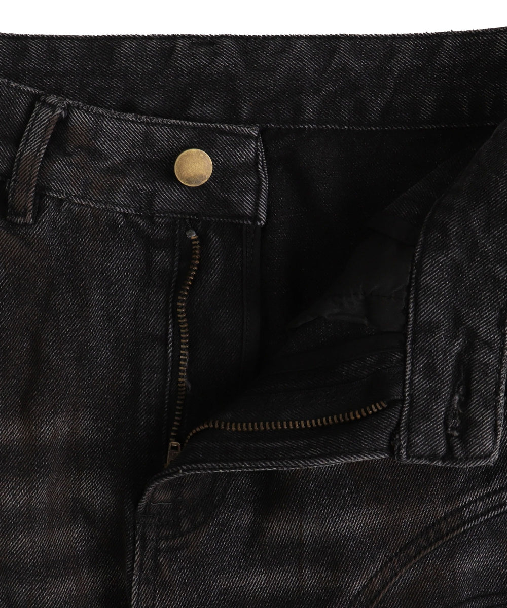 ベルテッドカーゴバギーデニム