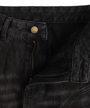 ベルテッドカーゴバギーデニム