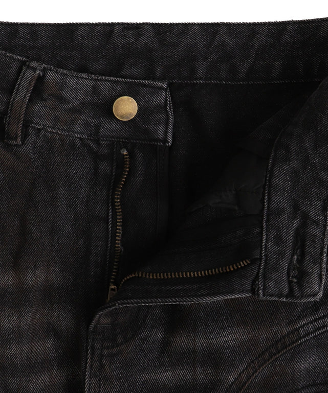 ベルテッドカーゴバギーデニム