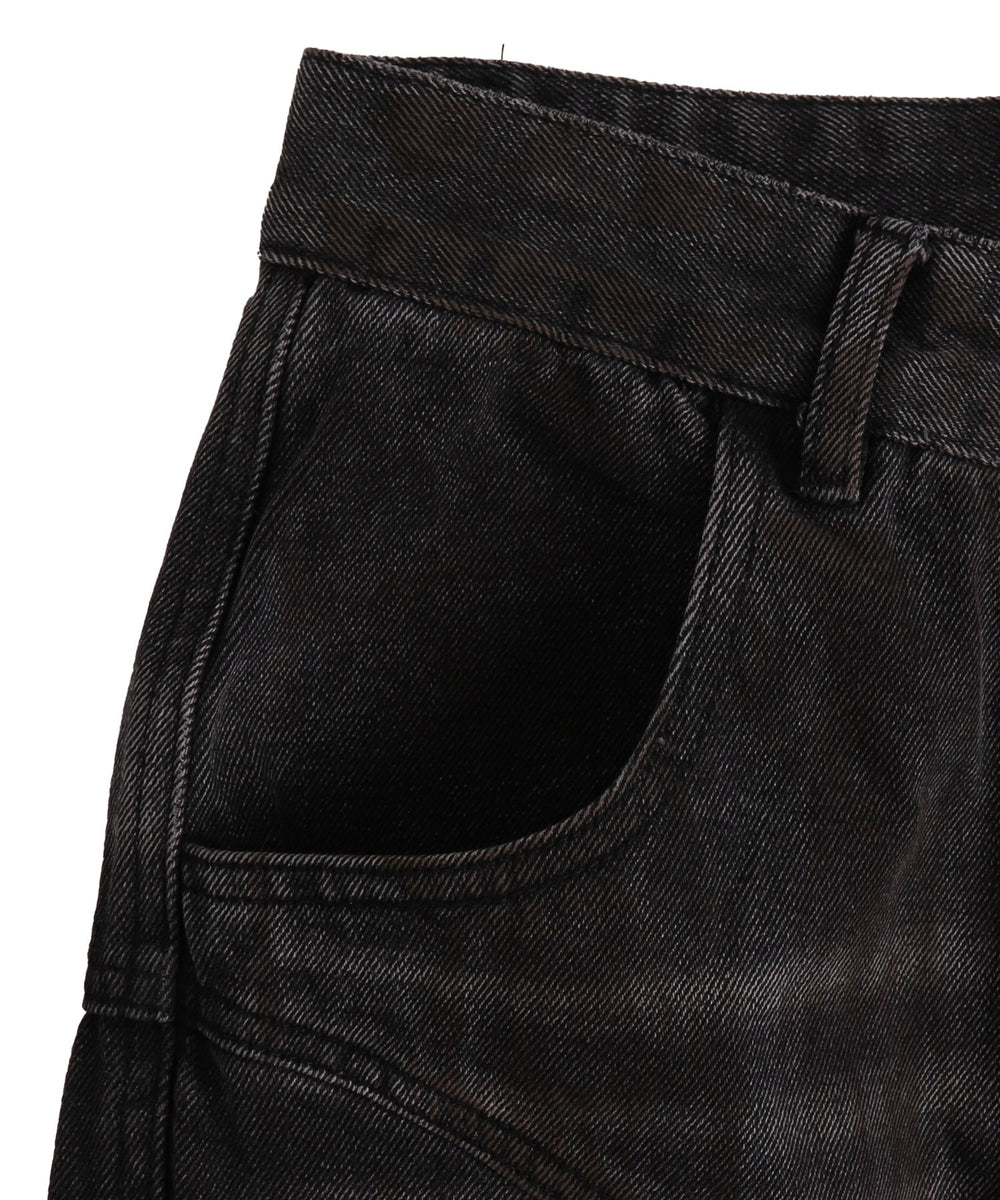 ベルテッドカーゴバギーデニム