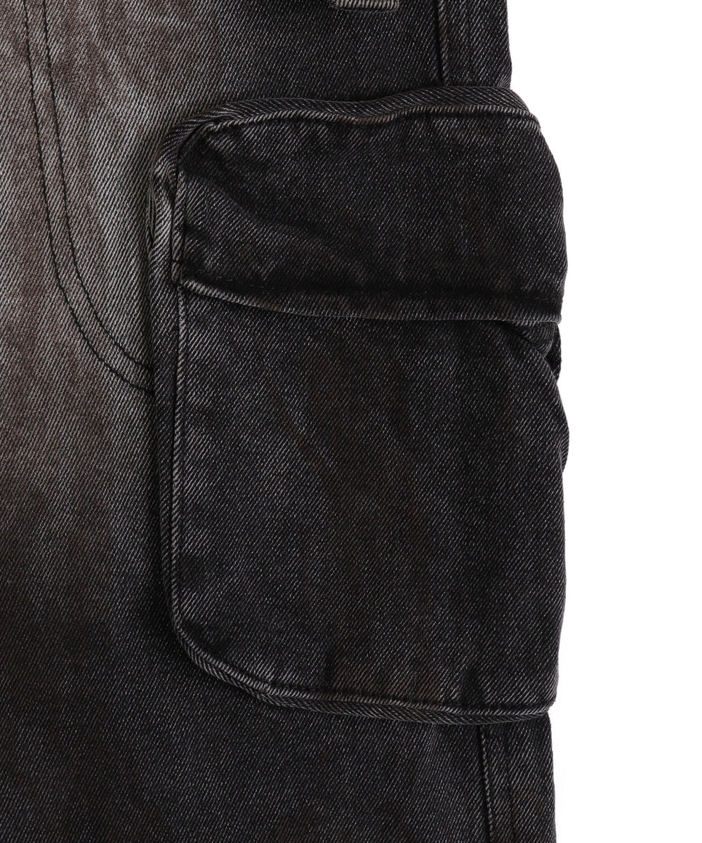 ベルテッドカーゴバギーデニム