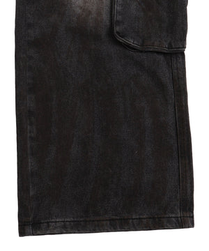 ベルテッドカーゴバギーデニム