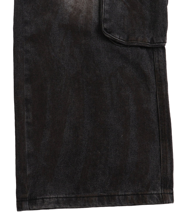 ベルテッドカーゴバギーデニム