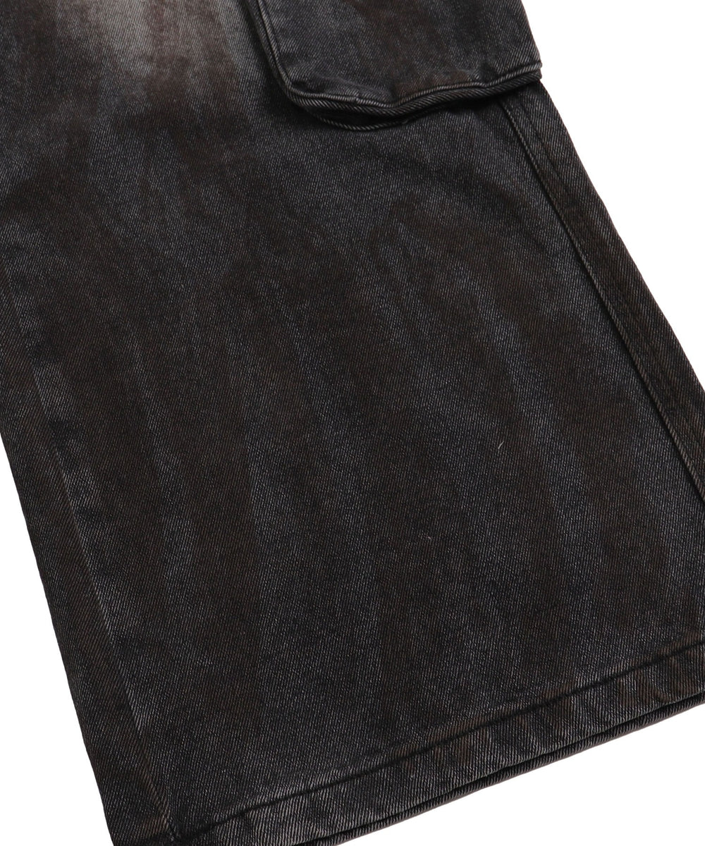 ベルテッドカーゴバギーデニム