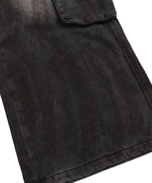 ベルテッドカーゴバギーデニム