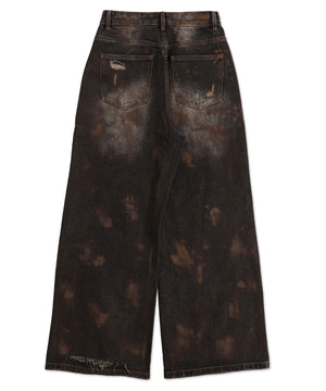 ダーティバギーデニムパンツ