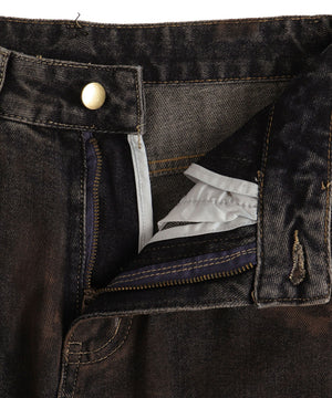 ダーティバギーデニムパンツ