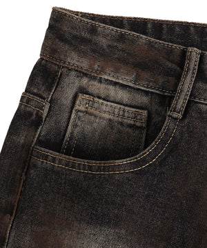 ダーティバギーデニムパンツ