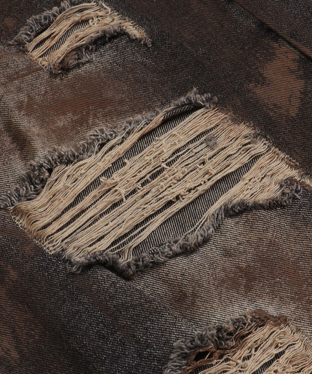 ダーティバギーデニムパンツ