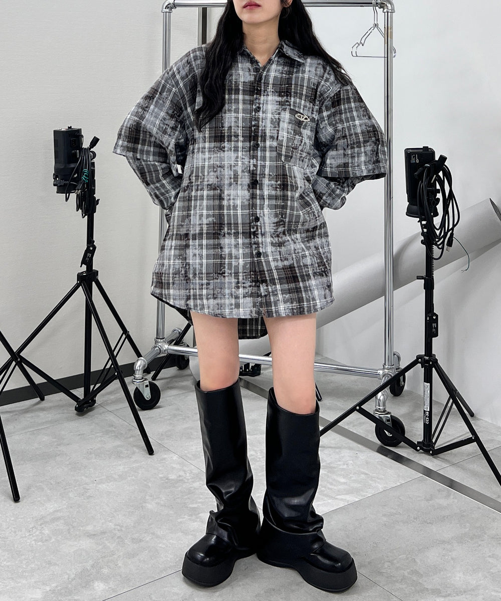 ブラウン モデル：154㎝ FREE着用