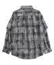 フェイクレイヤードチェックシャツ