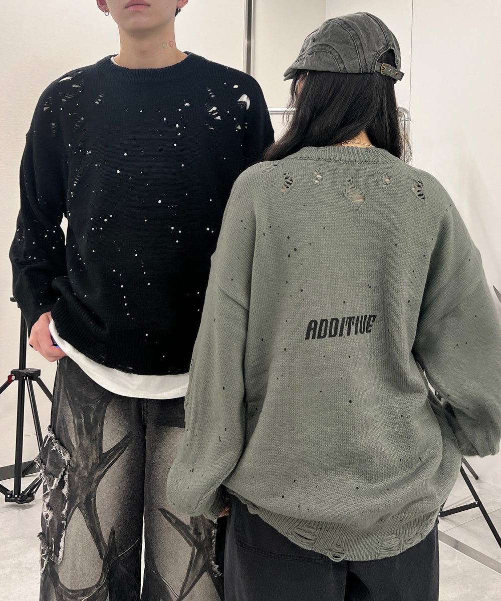 デストロイペイントオーバーニット