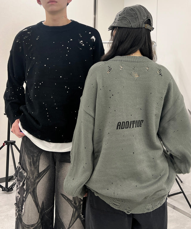 デストロイペイントオーバーニット