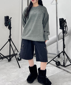 グレー モデル：154㎝ FREE着用