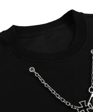 メタルチェーンスウェット