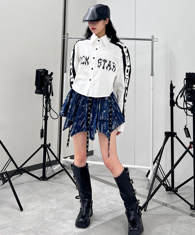 ブルー モデル：154㎝ FREE着用