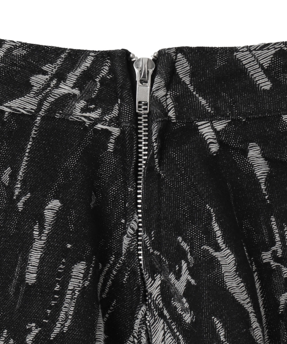 パンクデニムミニスカパン