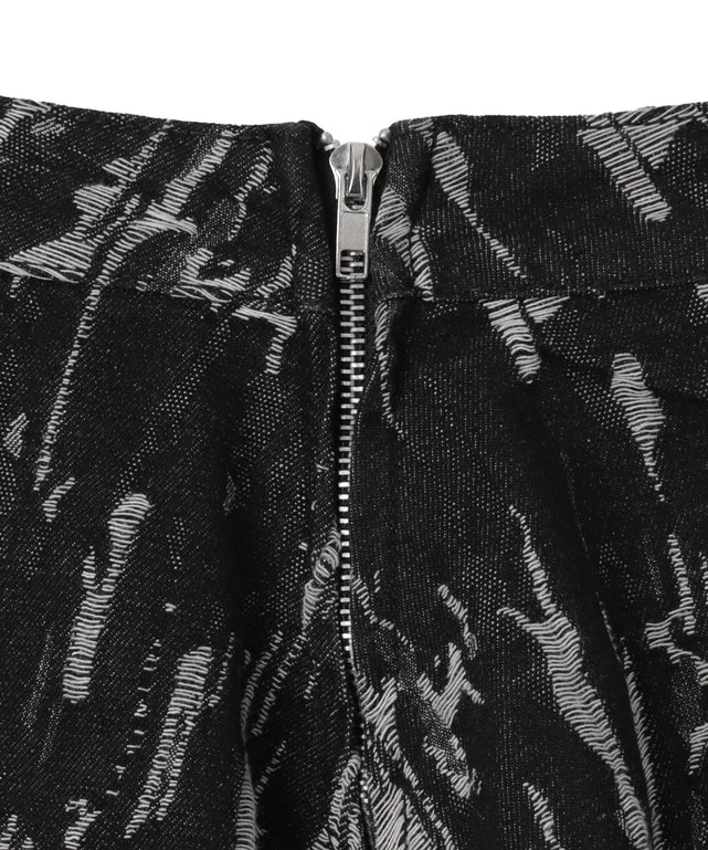 パンクデニムミニスカパン