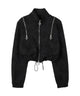クロップドショルダーZIPブルゾン