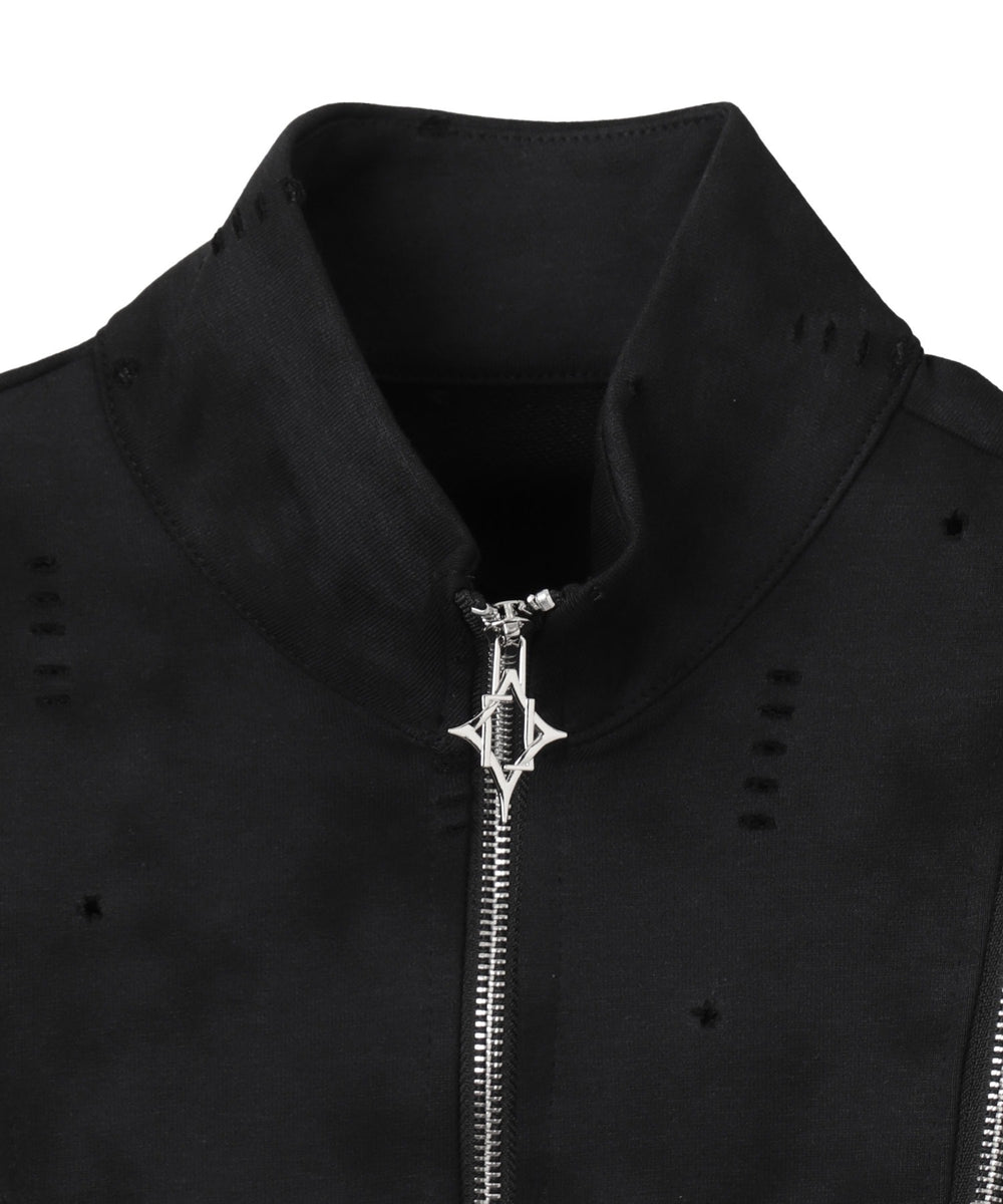 クロップドショルダーZIPブルゾン