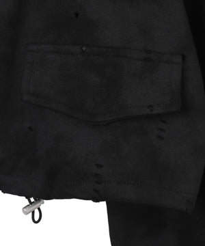 クロップドショルダーZIPブルゾン