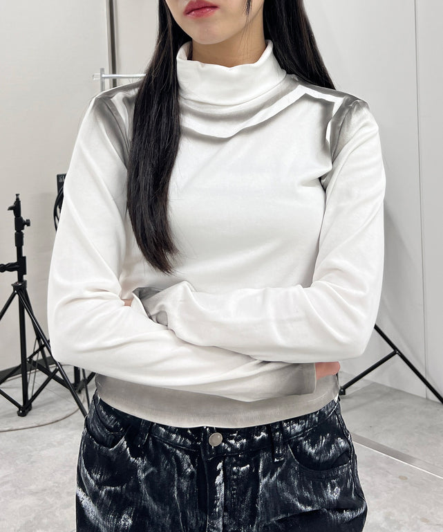 nagonstans/新品、未使用　ハイネックフードパーツ nagonstans(ナゴンスタンス)｜ハイネックフードパーツ/Black の