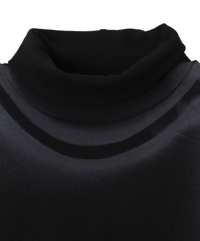 フェード加工ハイネックトップ