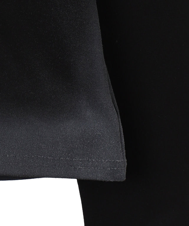 フェード加工ハイネックトップ