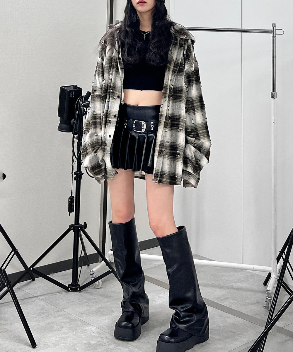 ブラウン モデル：154㎝ FREE着用