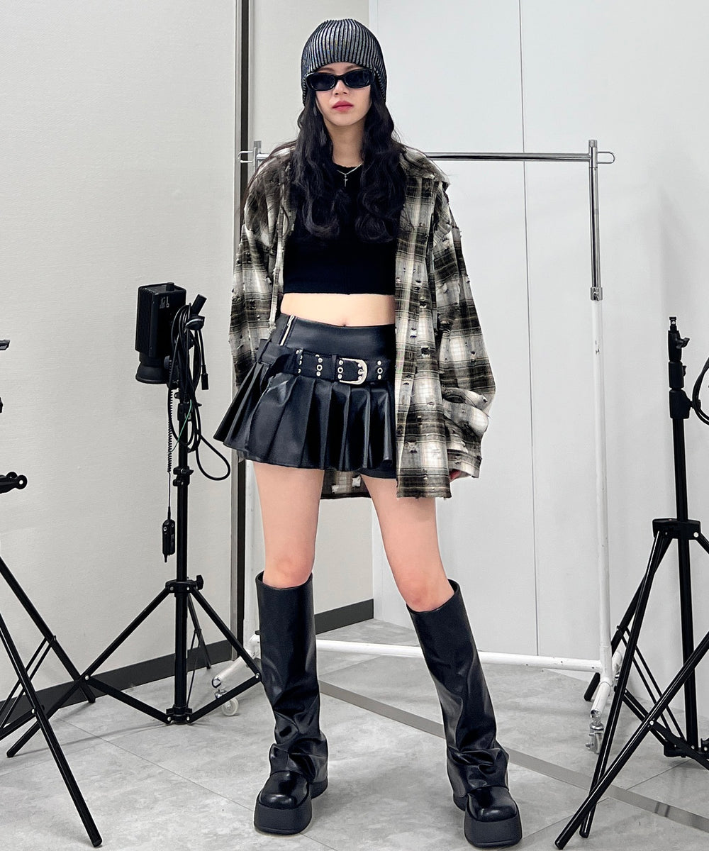 ブラウン モデル：154㎝ FREE着用