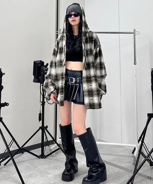 ブラウン モデル：154㎝ FREE着用