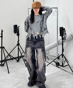 グレー モデル：154㎝ FREE着用