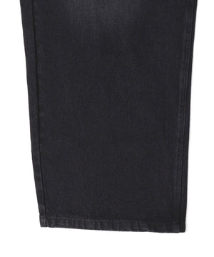 ハートパッチバギーデニム