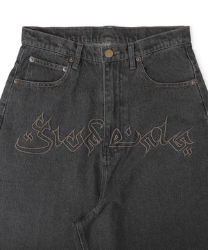 フロントエンブロバギーデニム