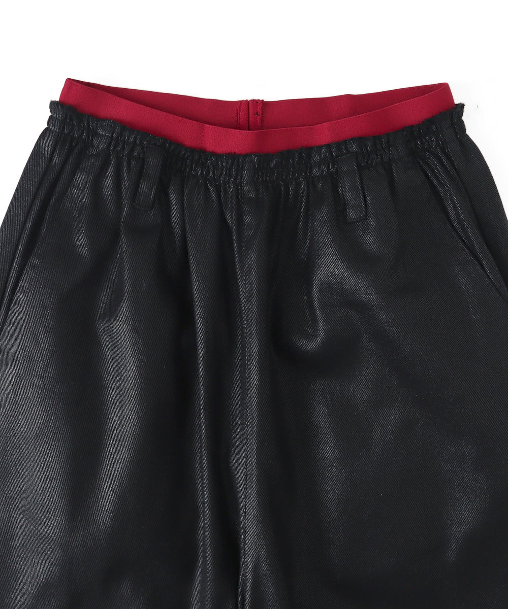 ダブルウエストコーティングパンツ