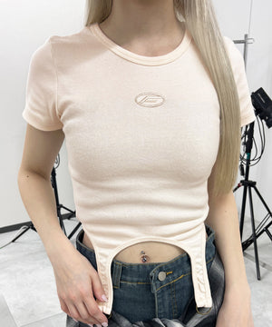 ホワイト モデル：159㎝ FREE着用