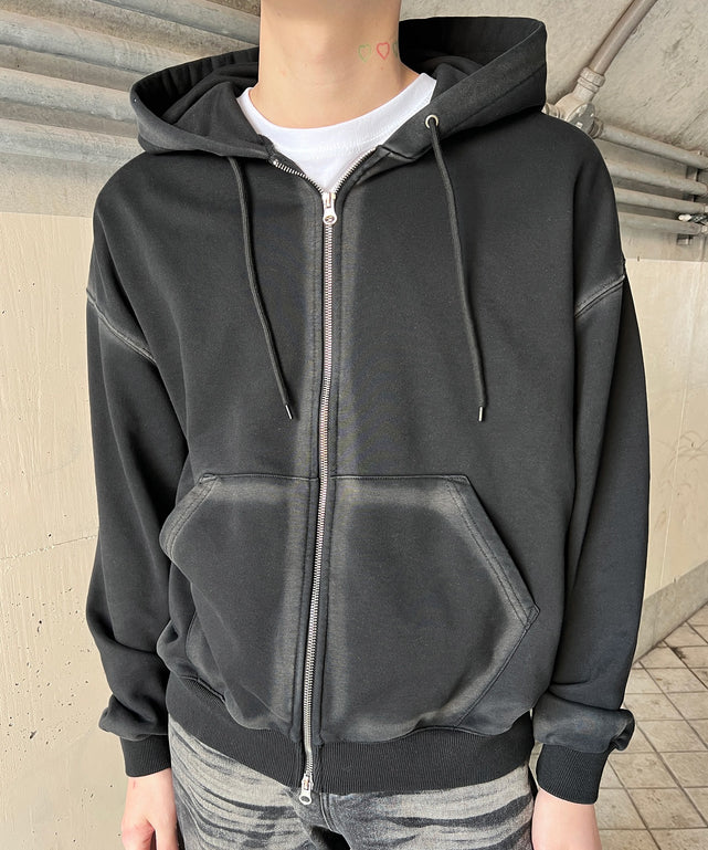 ブラシ加工ダブルZIPビッグパーカー – WEGO ONLINE STORE