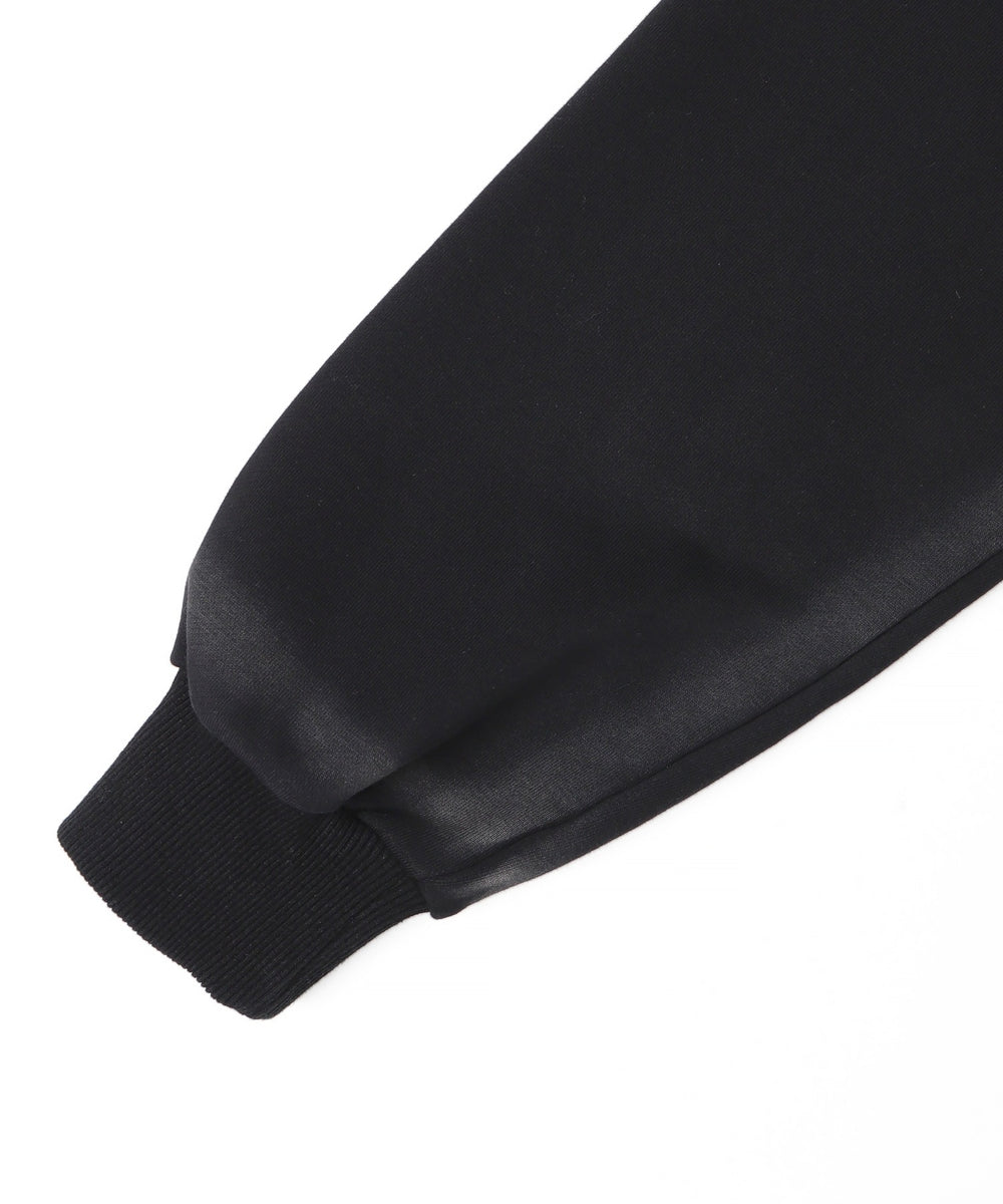 ブラシ加工ダブルZIPビッグパーカー